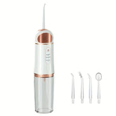Cordless Water Flosser Oral Irrigator (4 Nozzles)
